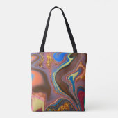 pattern abstract brown tasche (Rückseite)