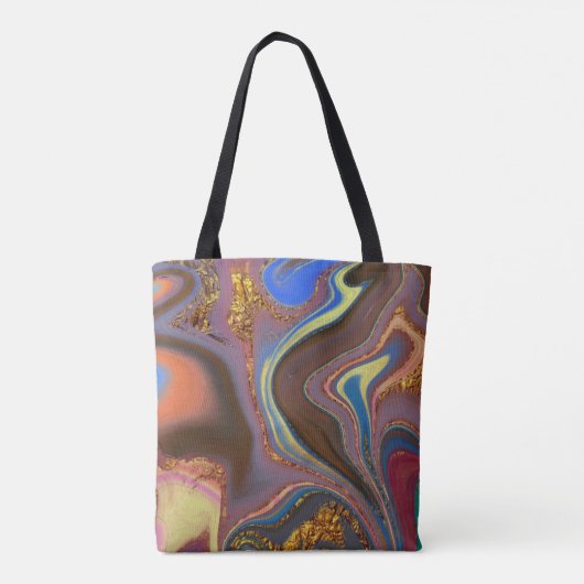 pattern abstract brown tasche (Rückseite)