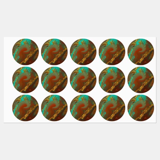 pattern abstract etiketten (Blatt)