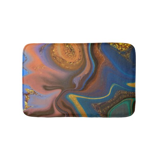 Pattern Abstract Marbled Badematte (Vorderseite)
