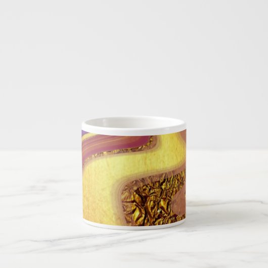 Pattern Abstract Marbled Espressotasse (Vorderseite)
