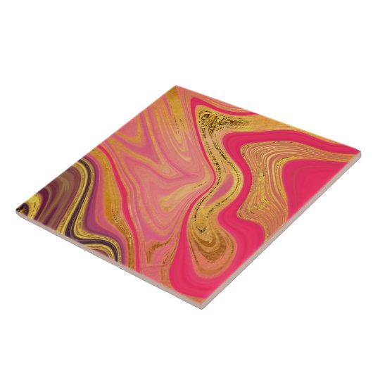 Pattern Abstract Marbled Fliese (Seite)