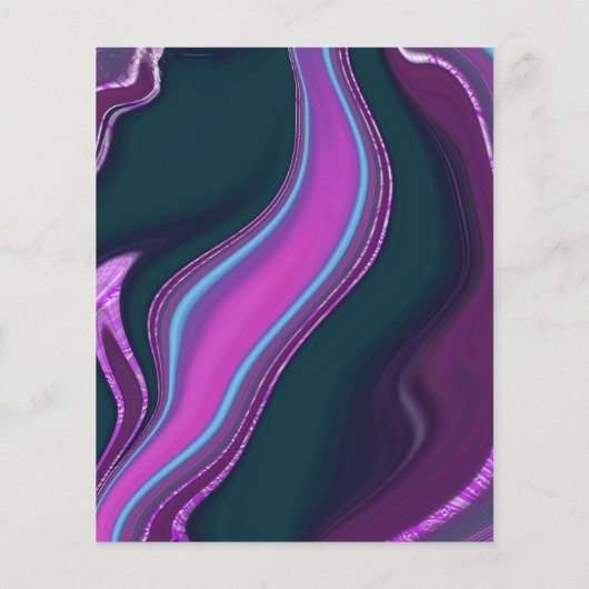 Pattern Abstract Marbled Flyer (Hinten)