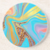 Pattern Abstract Marbled Getränkeuntersetzer (Vorne)