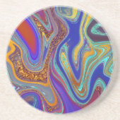 Pattern Abstract Marbled Getränkeuntersetzer (Vorne)