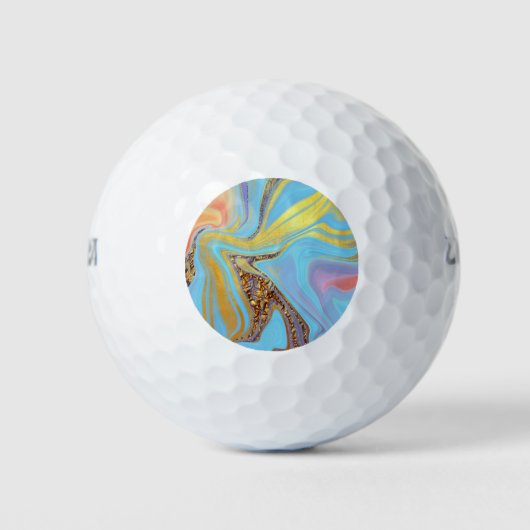 pattern abstract marbled golfball (Vorderseite)