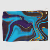 Pattern Abstract Marbled Golfhandtuch (Horizontal)