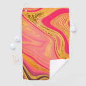 Pattern Abstract Marbled Golfhandtuch (Insitu)