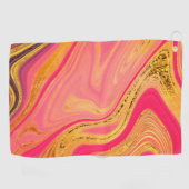 Pattern Abstract Marbled Golfhandtuch (Horizontal)