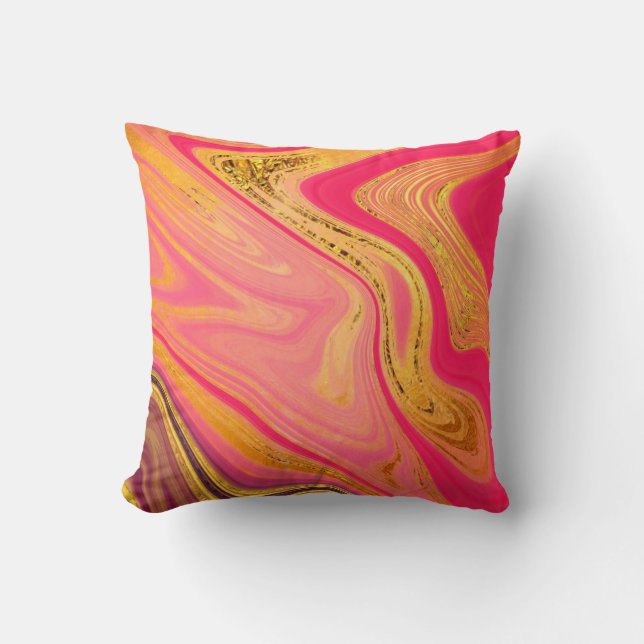Pattern Abstract Marbled Kissen (Vorderseite)