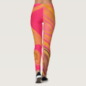 Pattern Abstract Marbled Leggings (Rückseite)