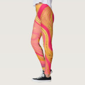 Pattern Abstract Marbled Leggings (Links)