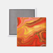 Pattern Abstract Marbled Magnet (Vorderseite/Rückseite)