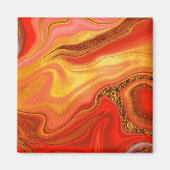 Pattern Abstract Marbled Magnet (Vorne)