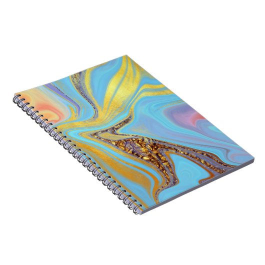 Pattern Abstract Marbled Notizblock (Rechte Seite)