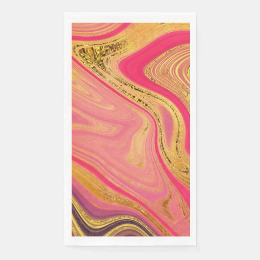 Pattern Abstract Marbled Serviette (Vorderseite)