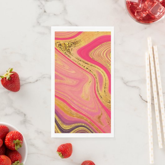 Pattern Abstract Marbled Serviette (Beispiel)