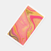 Pattern Abstract Marbled Serviette (Ecke)