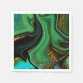 Pattern Abstract Marbled Serviette (Vorderseite)
