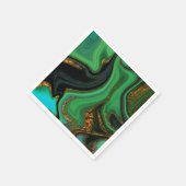 Pattern Abstract Marbled Serviette (Ecke)