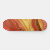 Pattern Abstract Marbled Skateboard (Horizontal)