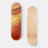 Pattern Abstract Marbled Skateboard (Vorderseite)