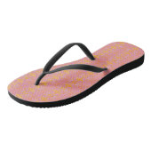 pattern abstract pink badesandalen (Schrägansicht)