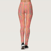 pattern abstract pink leggings (Rückseite)