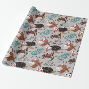 Pattern-Aquatic Ocean Underwater Geschenkpapier