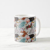 Pattern-Aquatic Ocean Underwater Kaffeetasse (VorderseiteRechts)