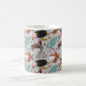 Pattern-Aquatic Ocean Underwater Kaffeetasse (Mittel)