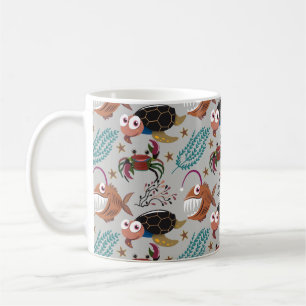 Pattern-Aquatic Ocean Underwater Kaffeetasse
