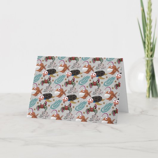 Pattern-Aquatic Ocean Underwater Karte (Vorderseite)