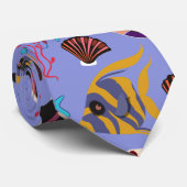 Pattern-Aquatic Ocean Underwater Krawatte (Gerollt)
