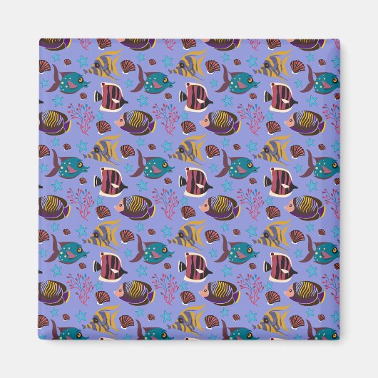 Pattern-Aquatic Ocean Underwater Magnet (Vorne)