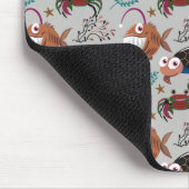 Pattern-Aquatic Ocean Underwater Mousepad (Ecke)