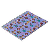 Pattern-Aquatic Ocean Underwater Notizblock (Linke Seite)