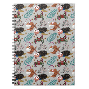 Pattern-Aquatic Ocean Underwater Notizblock