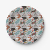 Pattern-Aquatic Ocean Underwater Pappteller (Vorderseite)