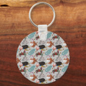 Pattern-Aquatic Ocean Underwater Schlüsselanhänger (Vorderseite)