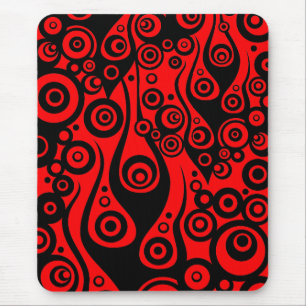 Pattern ARTs - Tattoo Circle Flammen   Feuer rot Mousepad