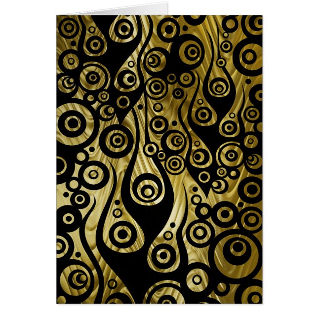 Pattern ARTs - Tattoo Circle Flammen | Goldene Wel (Vorne)