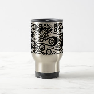 Pattern ARTs - Tattoo Circle Flammen Reisebecher
