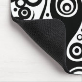 Pattern ARTs - Tattoo Circle Flammen | transparent Mousepad (Ecke)