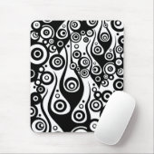Pattern ARTs - Tattoo Circle Flammen | transparent Mousepad (Mit Mouse)
