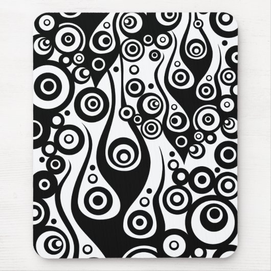 Pattern ARTs - Tattoo Circle Flammen | transparent Mousepad (Vorne)
