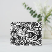 Pattern ARTs - Tattoo Circle Flammen | transparent Postkarte (Stehend Vorderseite)