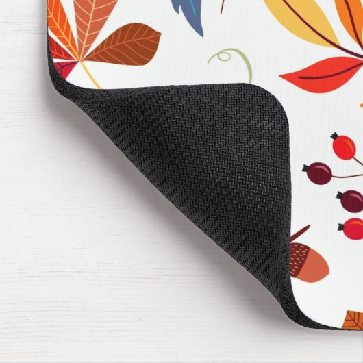 Pattern Autumn Maus Pad Mousepad (Ecke)