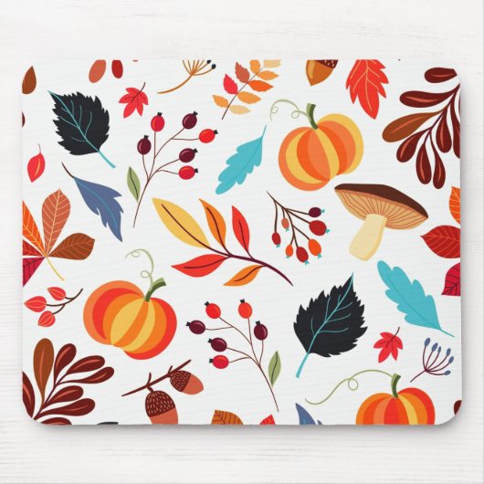 Pattern Autumn Maus Pad Mousepad (Vorne)