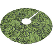 Pattern Beach Holiday Tropical Damask Polyester Weihnachtsbaumdecke (Schrägansicht)